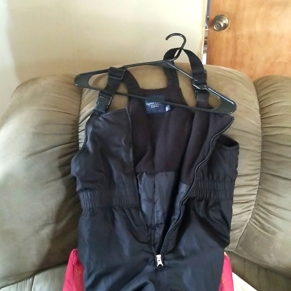 Kids snow overalls